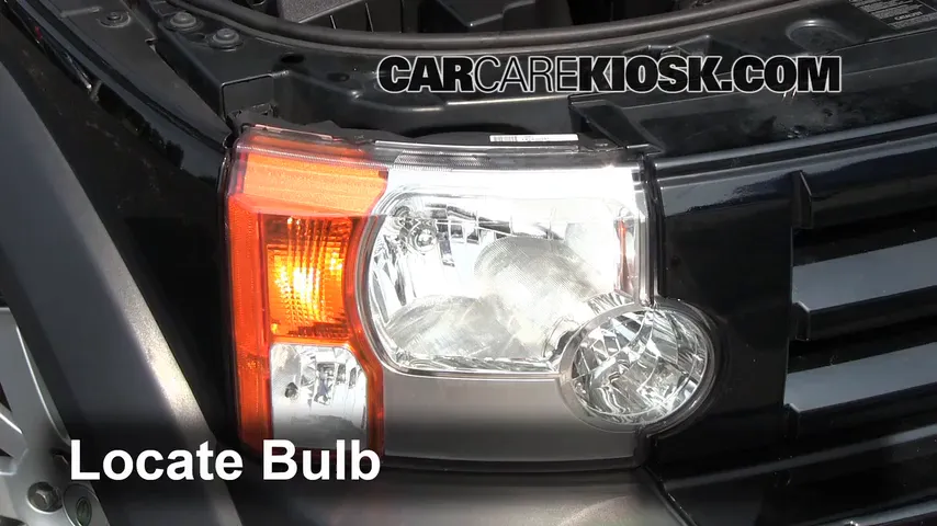 2006 Land Rover LR3 SE 4.4L V8 Lights Turn Signal - Front (replace bulb)